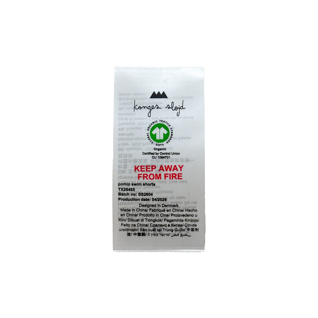 Printed label 2